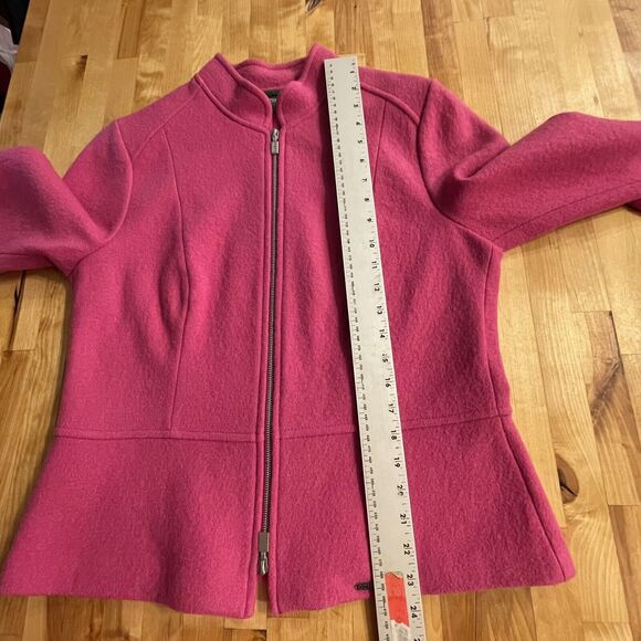 Geiger Collections Jacket Boiled Wool Zip Up Austria Made‎ Womens Size 42 - Picture 6 of 7
